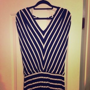 Size L Mossimo maxi black & white dress